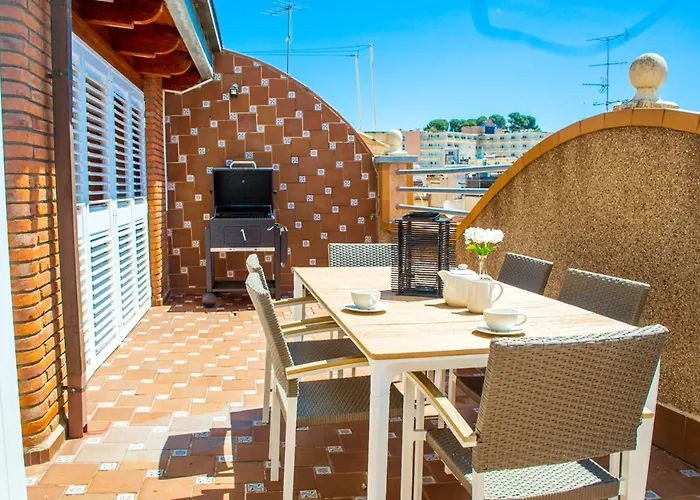 AL32 - Atico con piscina privada 200m de la playa
