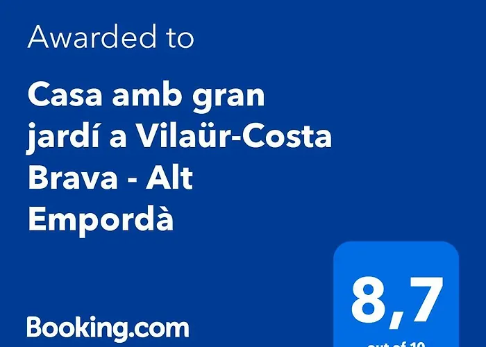 Casa Amb Gran Jardi A Vilauer-Costa Brava - Alt Emporda