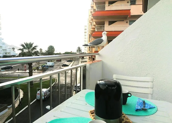 2196 Puesta De Sol 3-3, En La Playa Mas Espaciosa De Roses, Vista Mar, Terraza. - Es-258-83