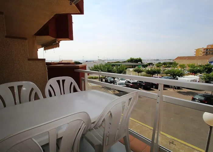 ROC MAR 6 1B - Apartamento cerca del centro y de la playa - terraza con pequeñas vistas al puerto