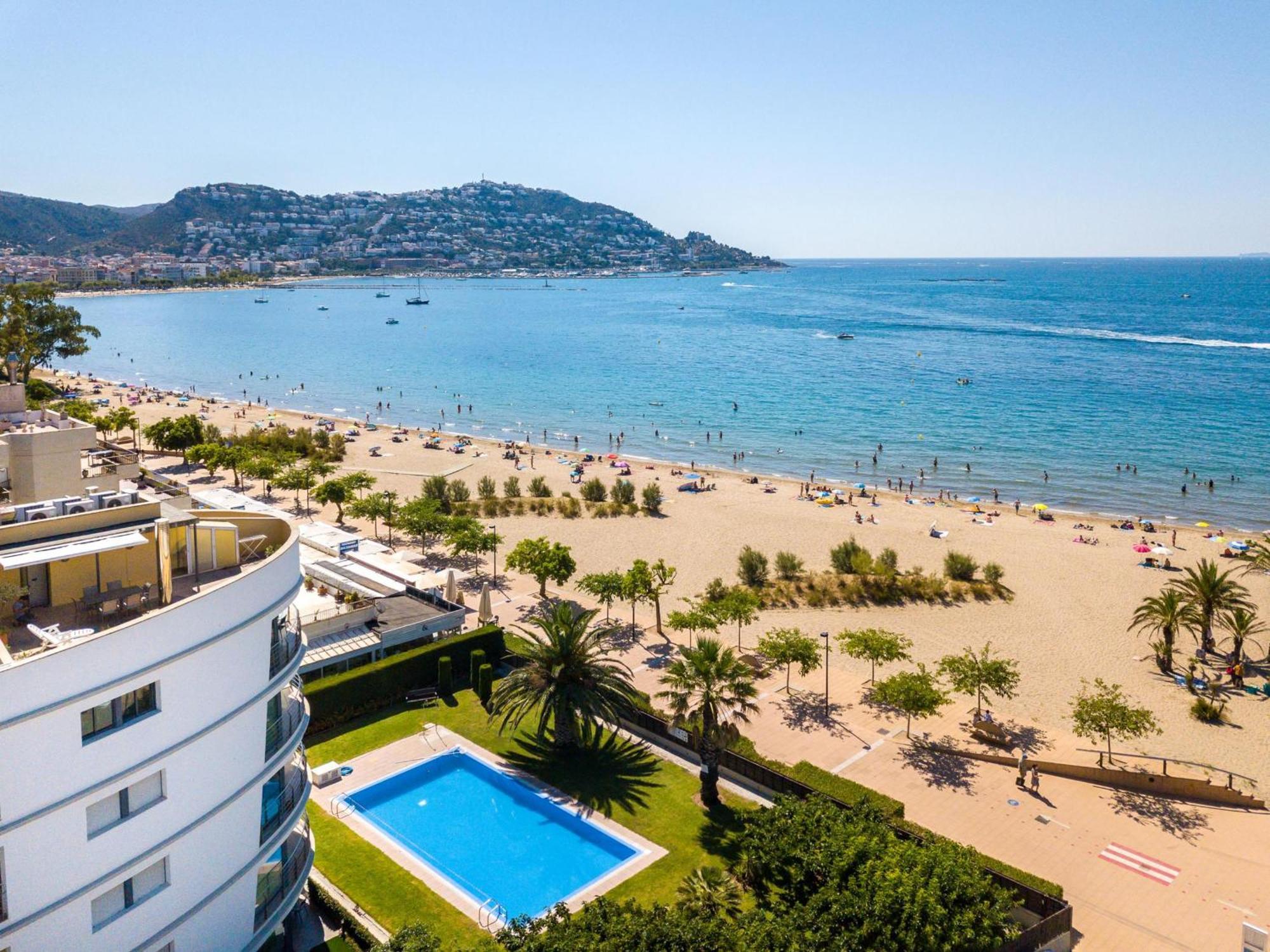 En Roses: Frente Al Mar, Terraza, Piscina, Aire Acondicionado Y Wifi - Es-228-103 Apartamento Rosas