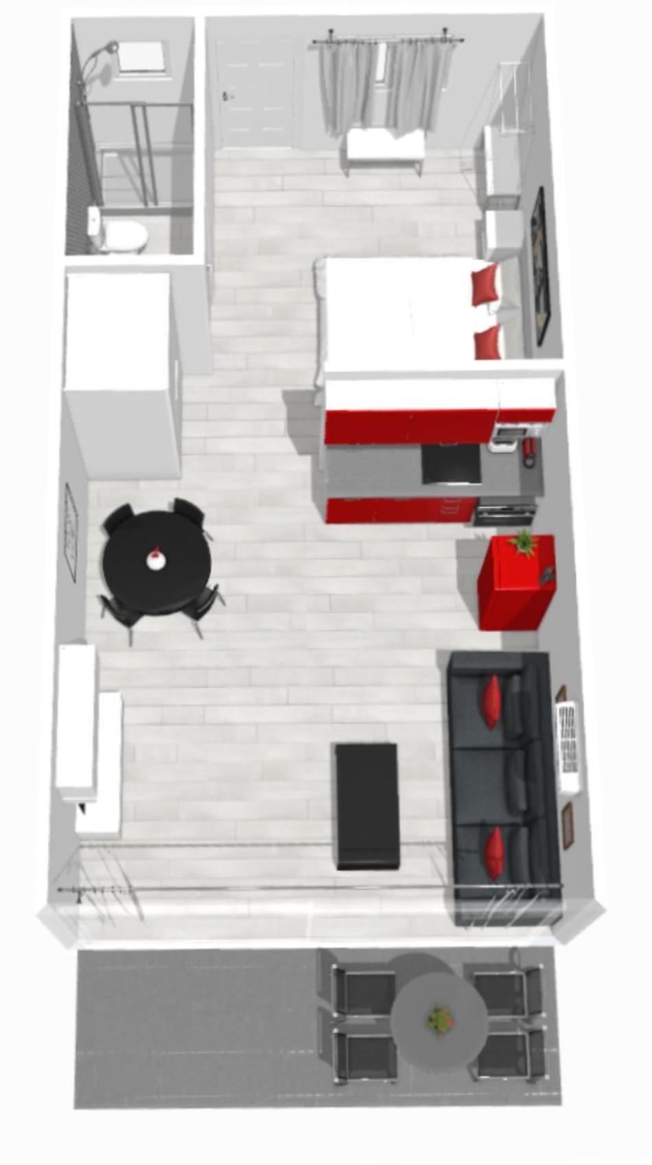 Apartamento Red Loft Vista Mar Lateral *