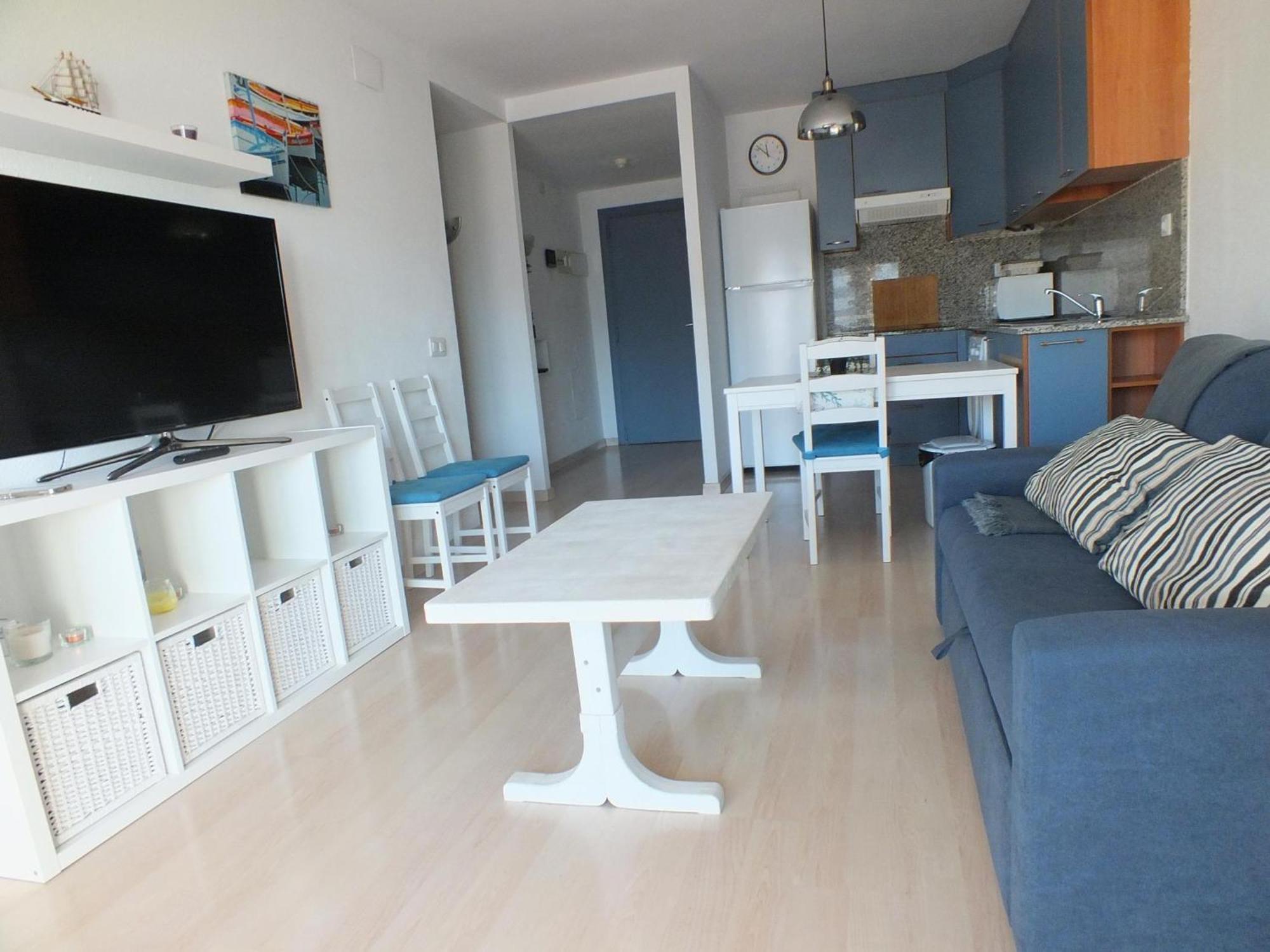 En Port Canigo, Roses: 2 Hab, Terraza, Piscina Comunitaria. - Es-204-29 *