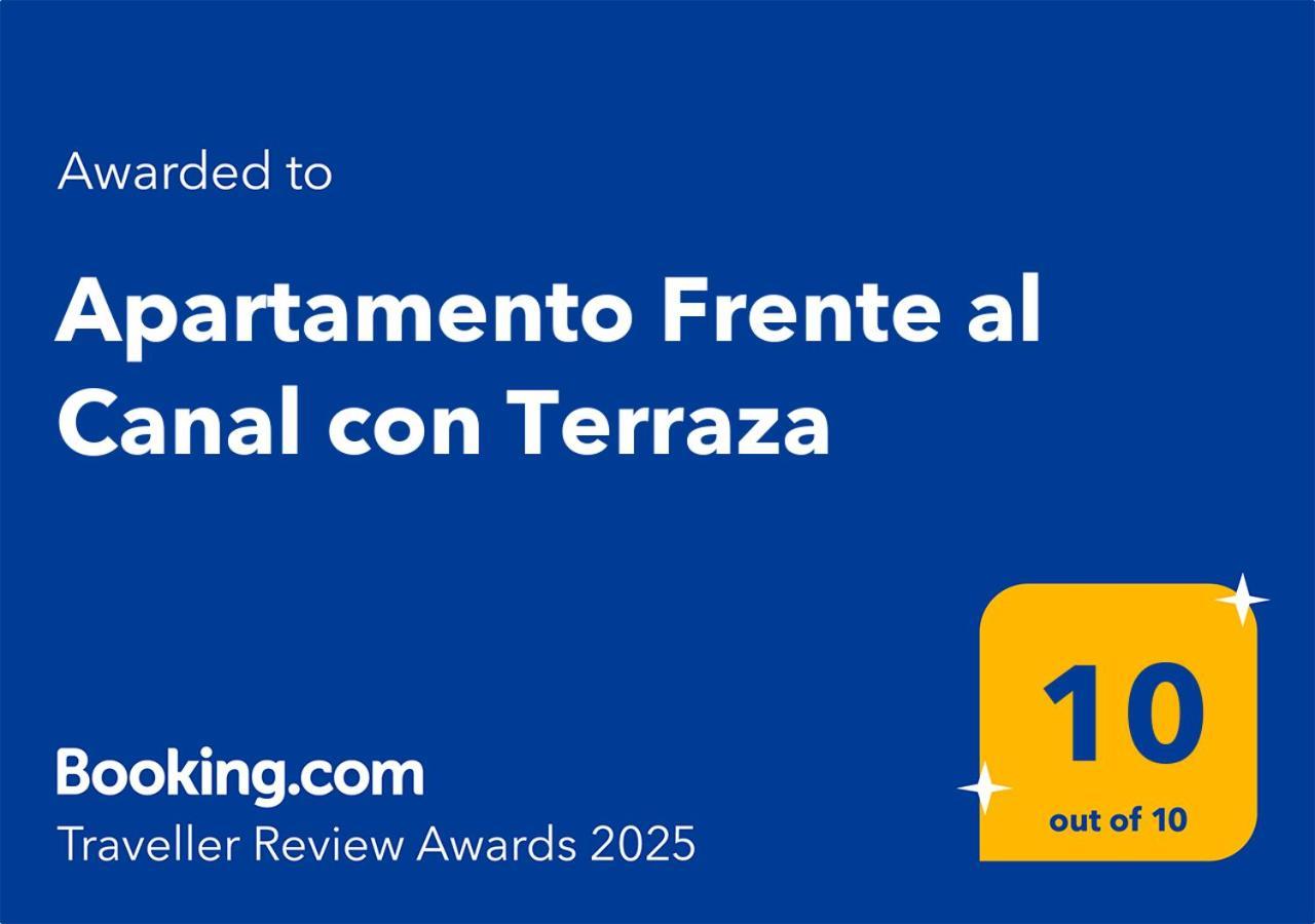 Frente Al Canal Con Terraza Apartamento *