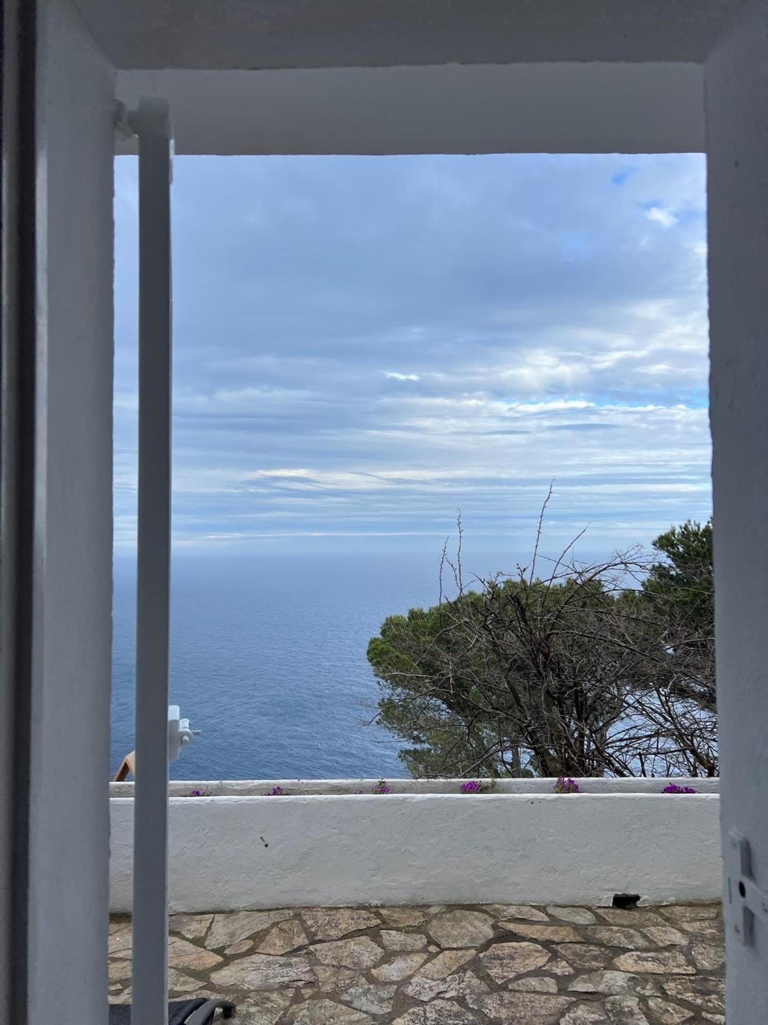 Casa Blanca De Con Vistas Al Mar Y Piscina *
