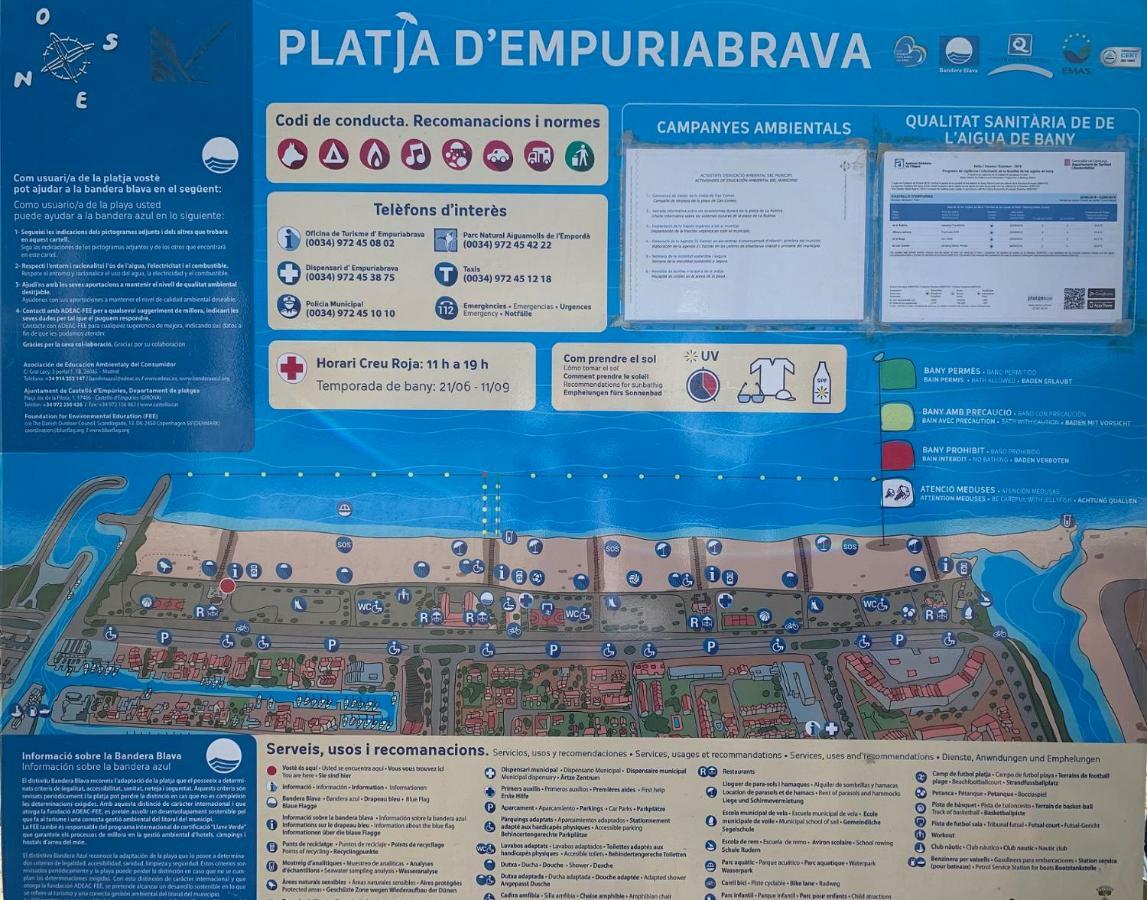 1ª Linea De Mar -wifi- Aire Acondicionado * Empuriabrava