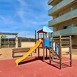 New! Apartamento Con 2 Piscinas, Parque Infantil, A 1 Min De La Playa