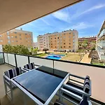 New! Apartamento Con 2 Piscinas, Parque Infantil, A 1 Min De La Playa