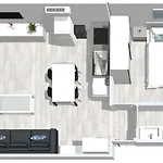 Roses Apartments 1 - Vista Mar Lateral - 1Habitacion