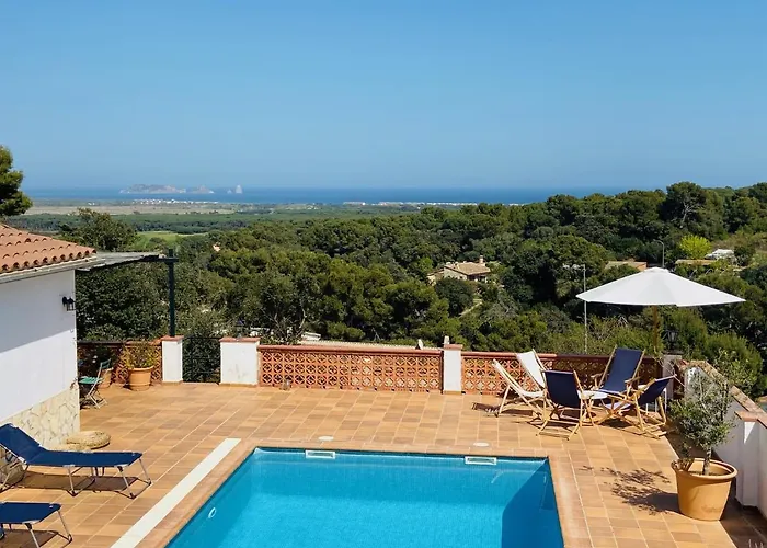 Jolie Villa Vue Mer - 100Km Au Nord De Barcelone -