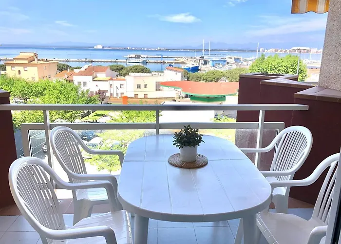 Roc Mar 4 3A - Apartamento Cerca Del Centro Y De La Playa - Terraza Con Vistas Al Mar Y Al Puerto