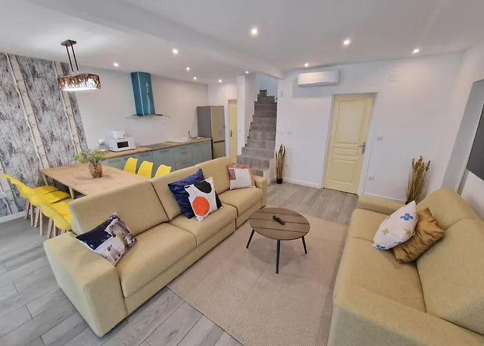 Casa Neptuno Para 10 Personas Solarium Patio Privado Con Bbq, Y Aire Acondicionado