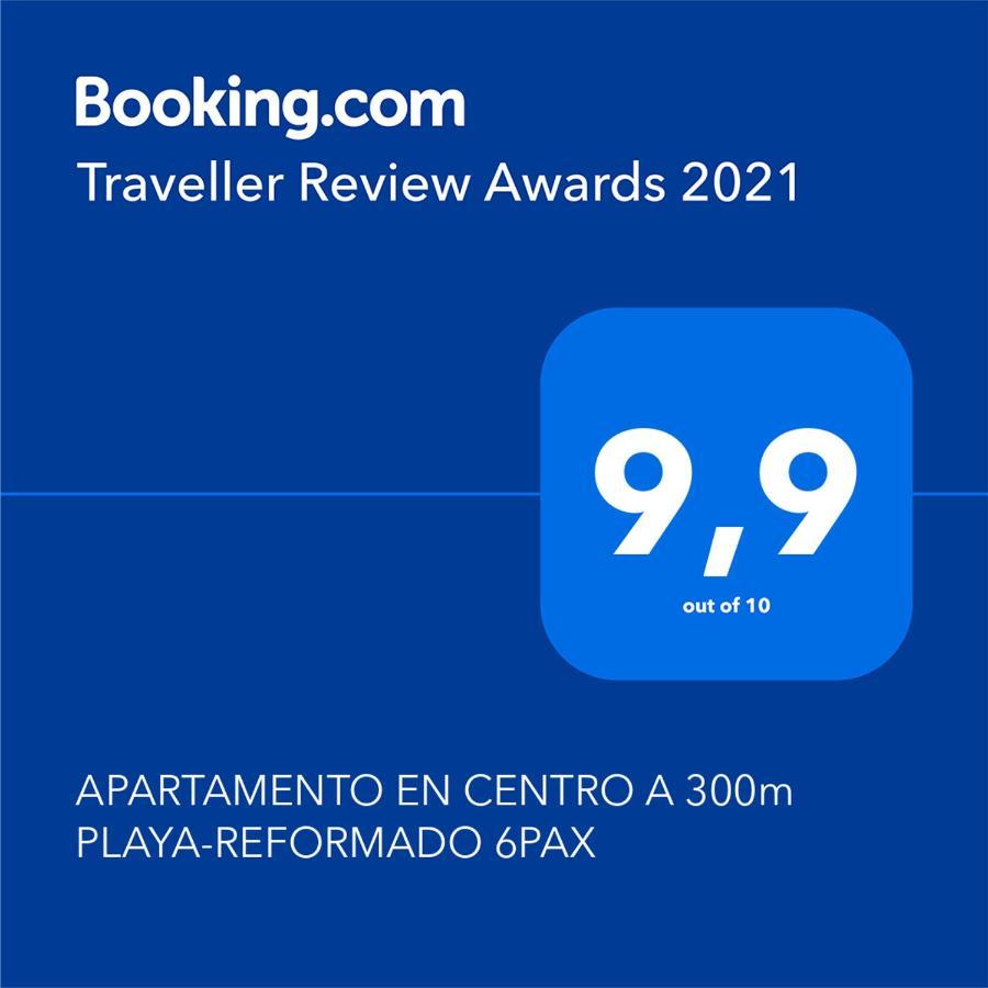 Apartment Apartamento Con Terraza En Centro A 300m Playa 6pax - Wi-fi Y Aacc *