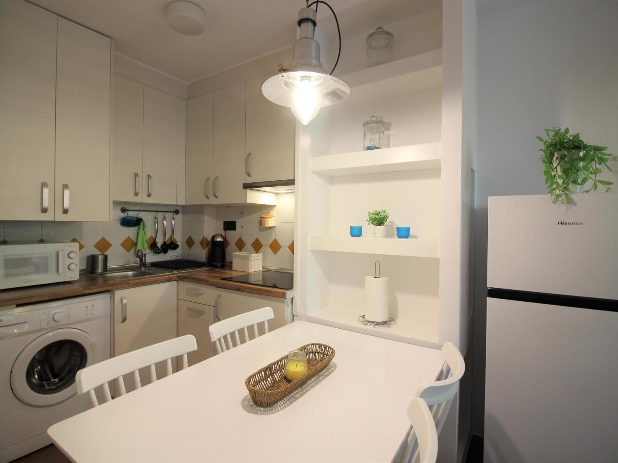 En Santa Margarita Con Piscina, Terraza Y Wi-fi - Es-228-153 Apartamento Rosas