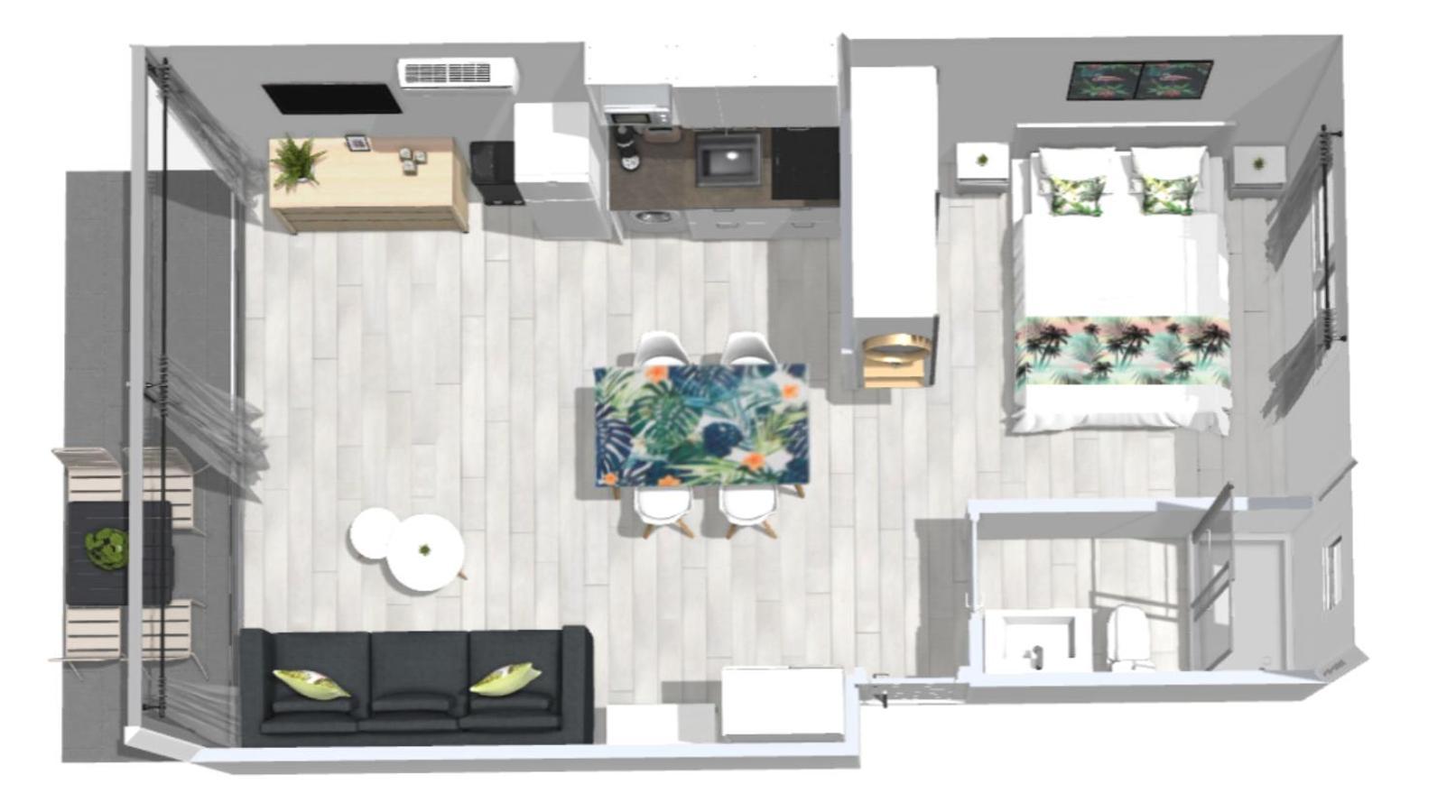 Apartamento Tropical Loft Vista Mar Lateral