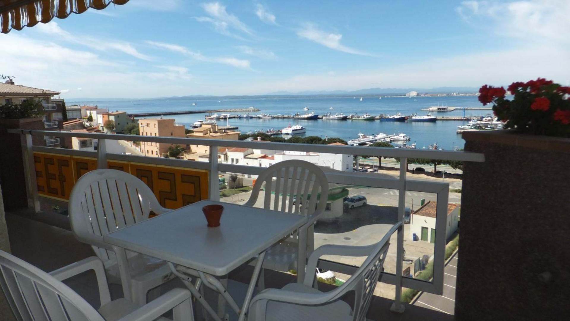 Roc Mar 2 5c - Apartamento Cerca Del Centro Y De La Playa - Terraza Con Vistas Al Mar Y Al Puerto Apartamento