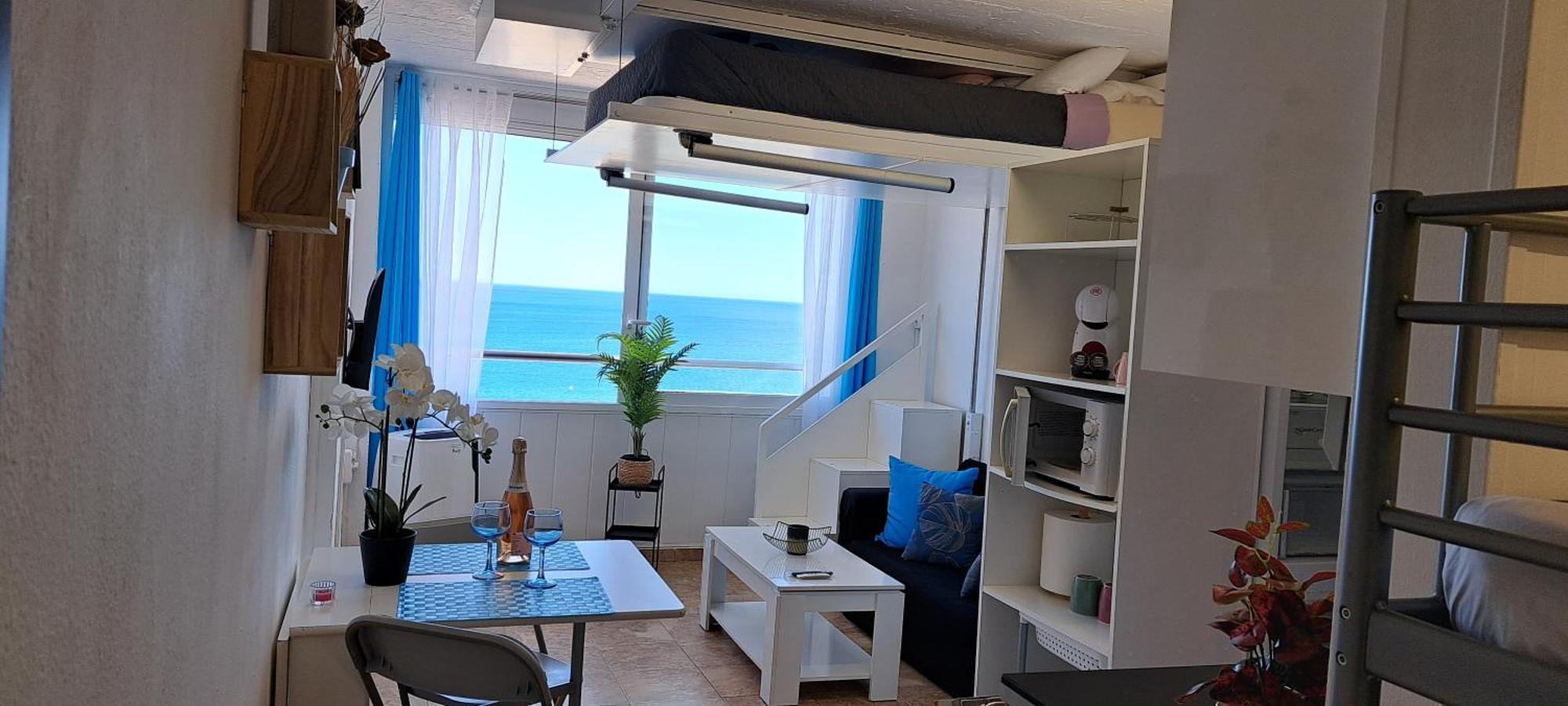 Apartamento Estudio En Primera Linea De Mar *