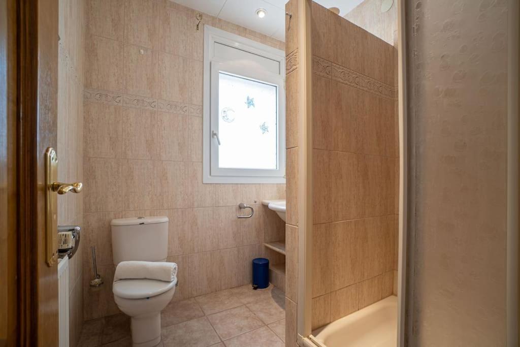Sm21-gran En La Playa, 4 Habitaciones, Climatizada, Piscina, Barbacoa Y Wifi *