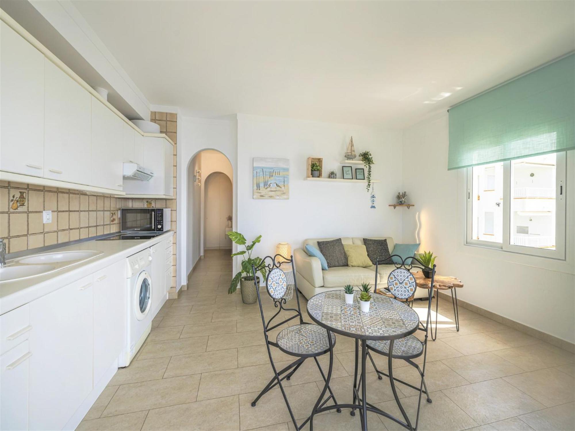 Apartamento Pretty With Balcony Rosas