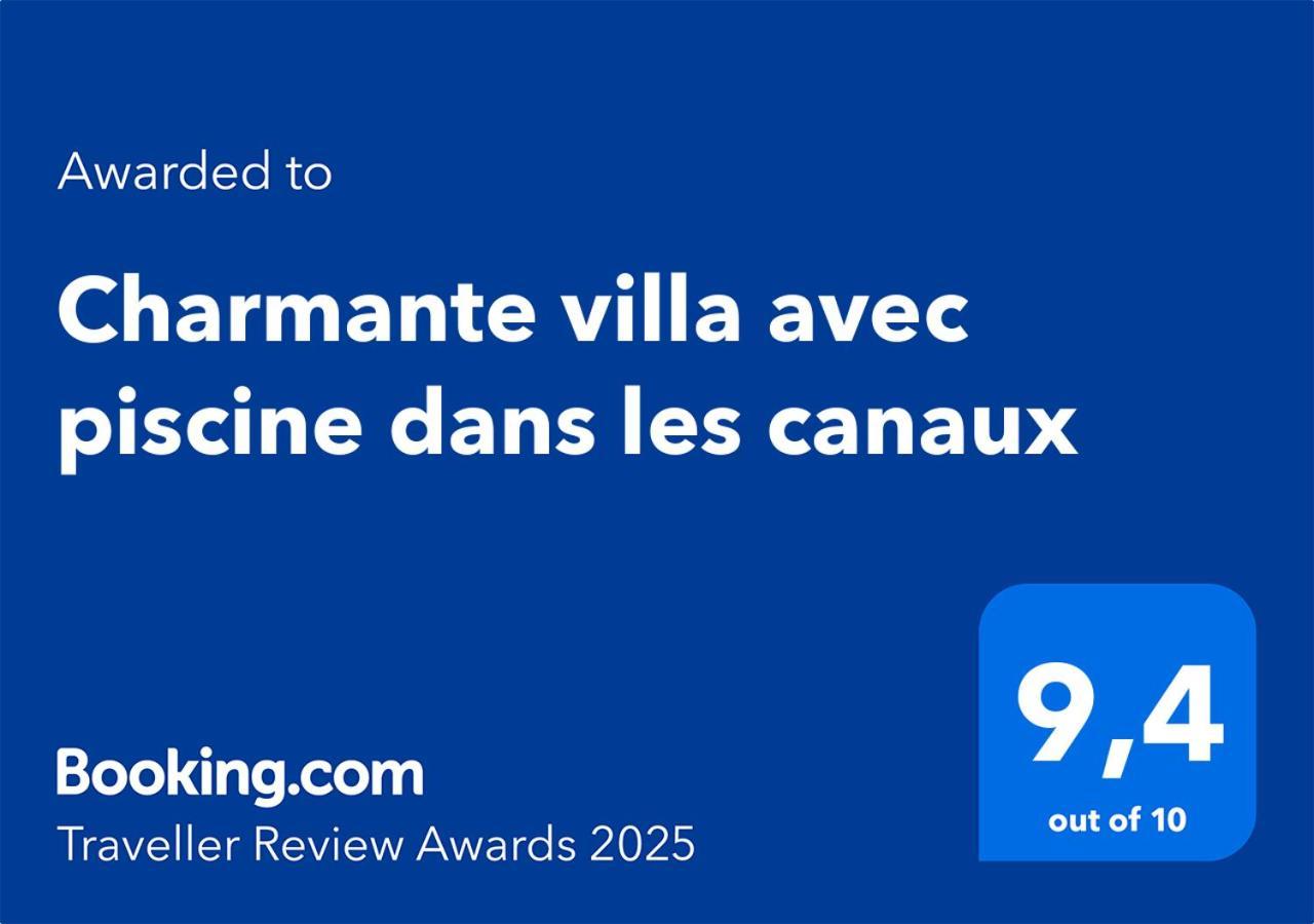 Charmante Avec Piscine Dans Les Canaux Villa