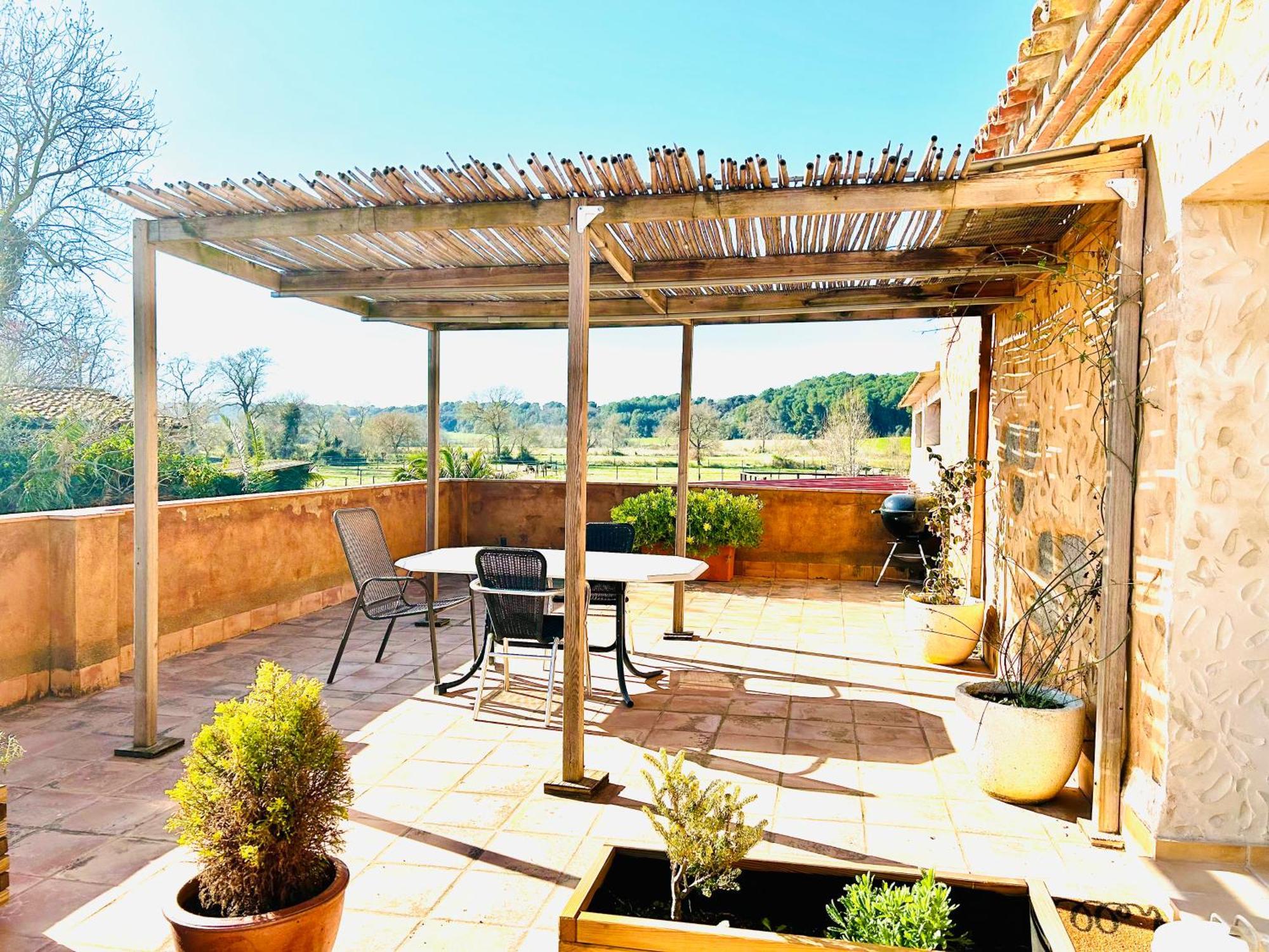Cal Robusto, In Masia With Horses Apartment Siurana (Alt Emporda)