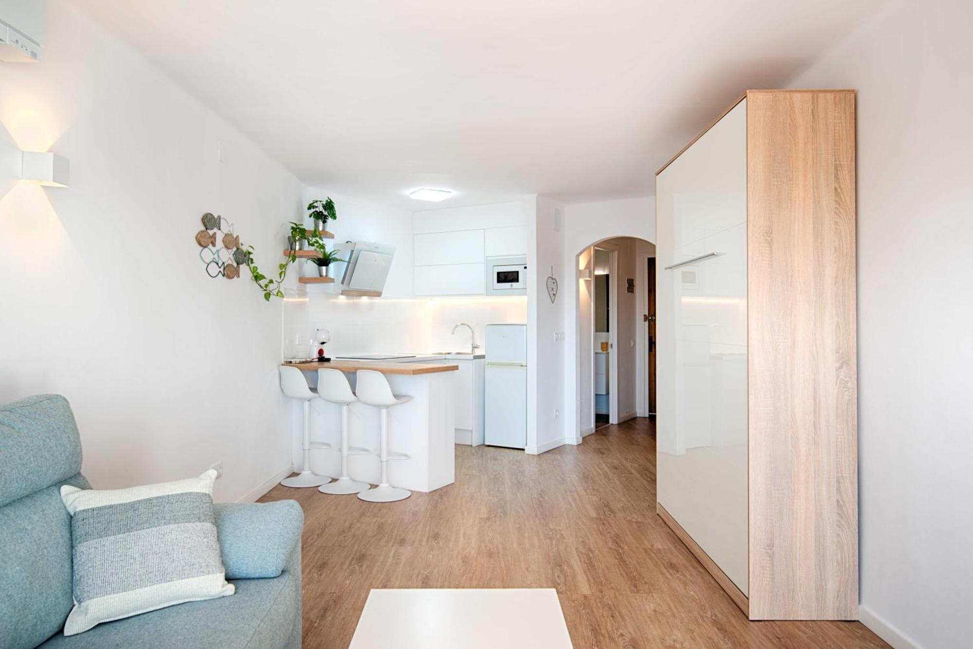 Estudio Moderno Con Terraza Y Vistas Al Mar Apartamento *