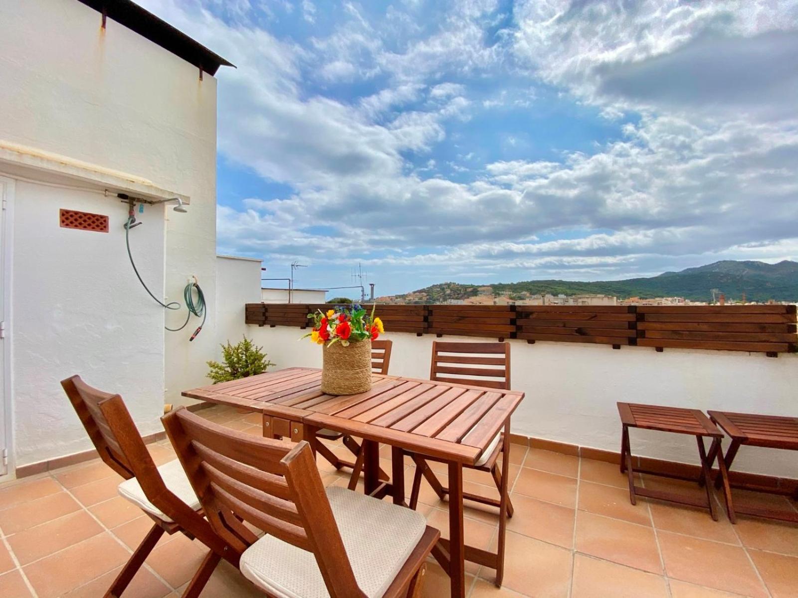 Lloguer30 White Home, Terrace With Views, Close To The Apartamento