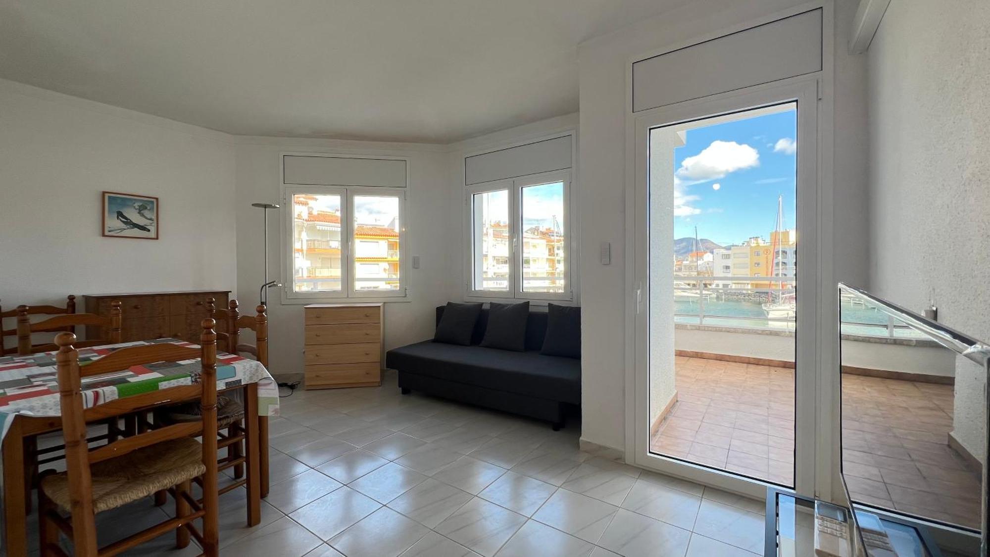 B Frente Al Canal Con Terraza Apartamento