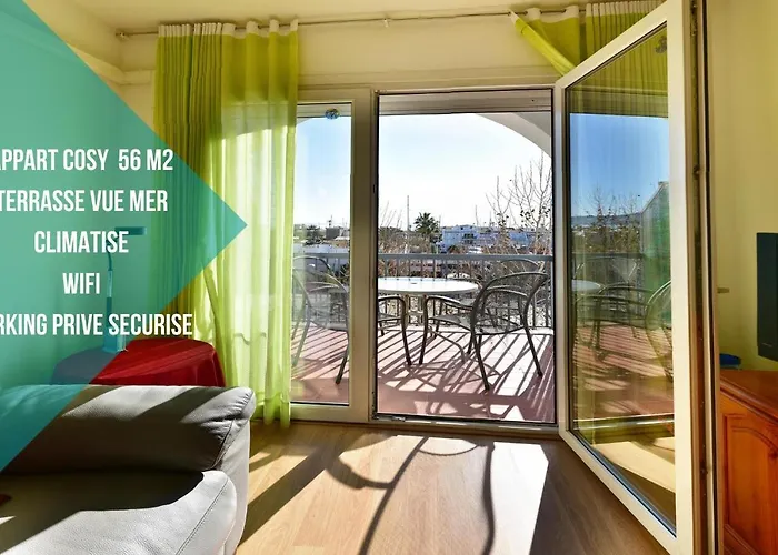 Unsejouraempuriabrava-Terrasse-Vue Mer -Clime- Wifi Parking