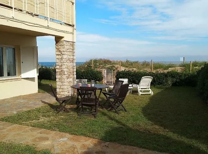 Sea Front Apartment In Platja Pals With Terrace And Parking