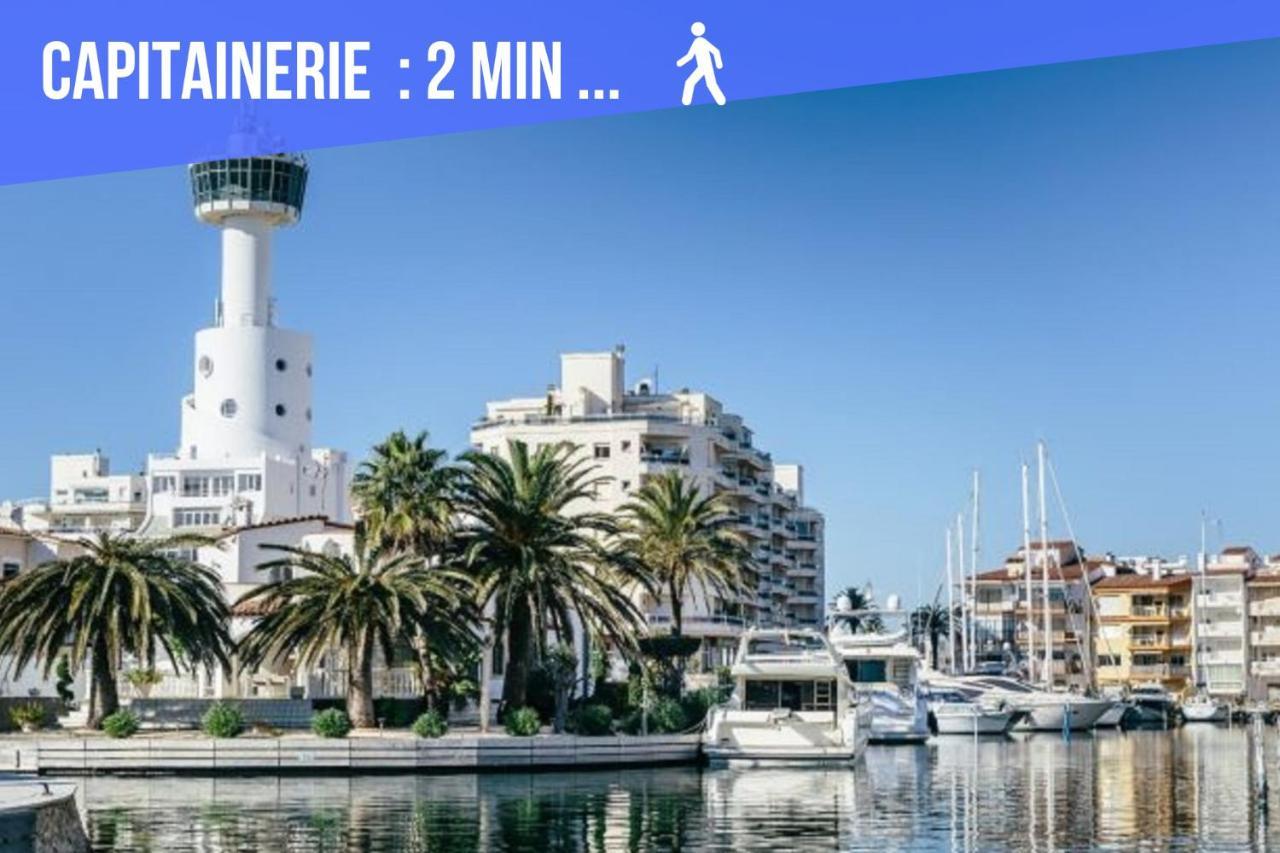 Apartment Unsejouraempuriabrava-terrasse-vue -clime- Wifi Parking Empuriabrava