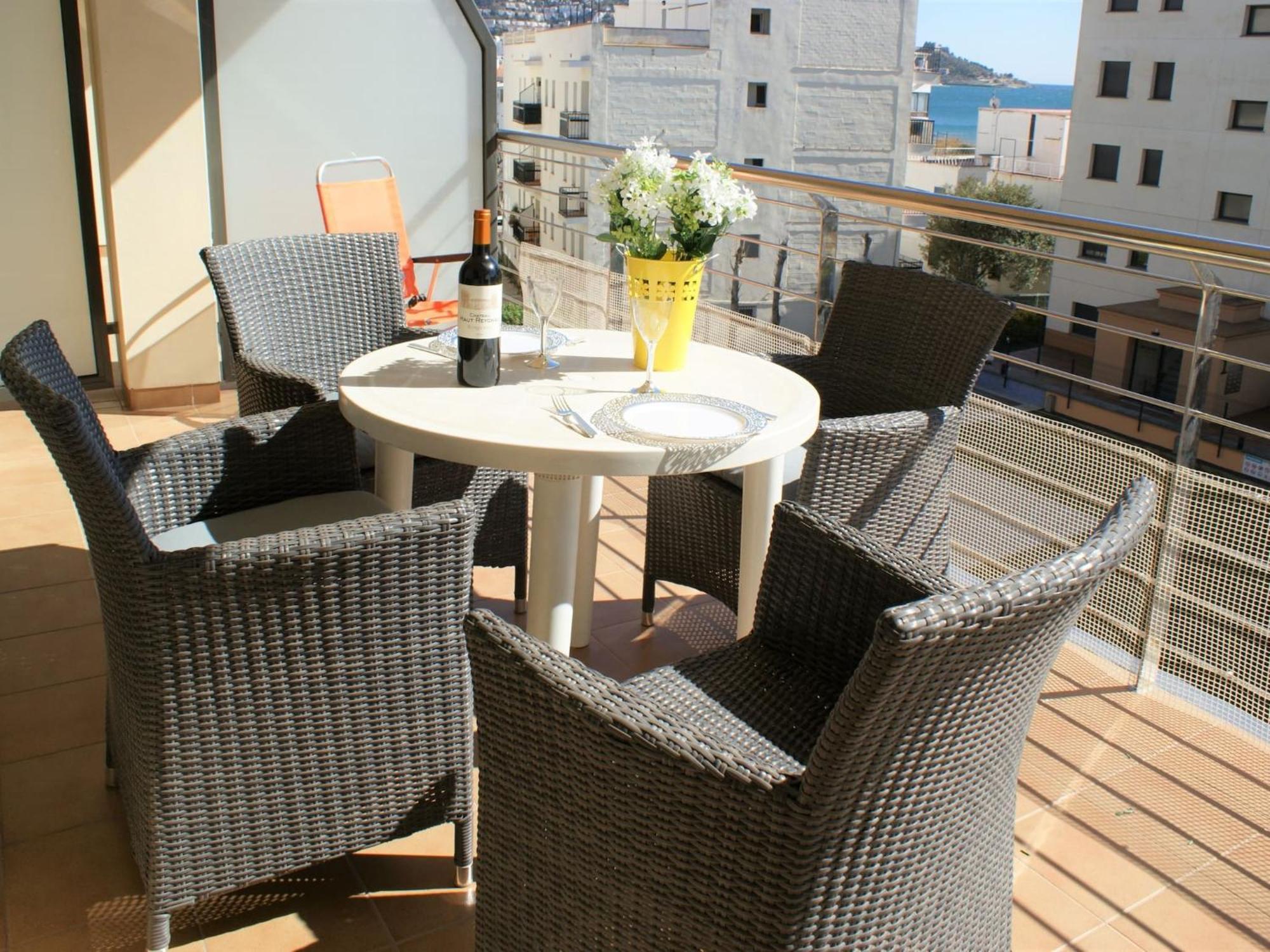 Apartment En Roses A 2 Minutos De La Playa Con Vista Al Mar Girona
